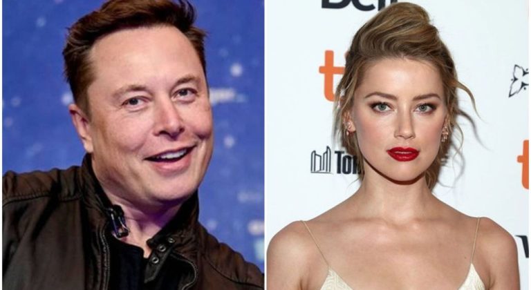 Amber Heard and Elon Mask