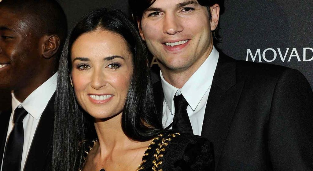 Ashton Kutcher and Demi Moore
