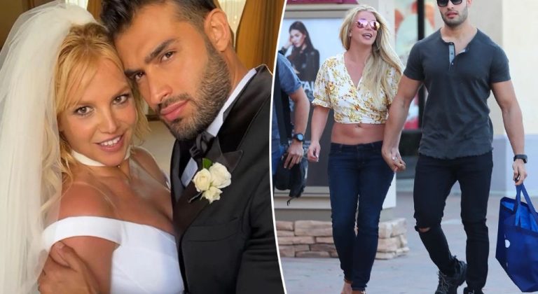 Britney Spears and Sam Asghari