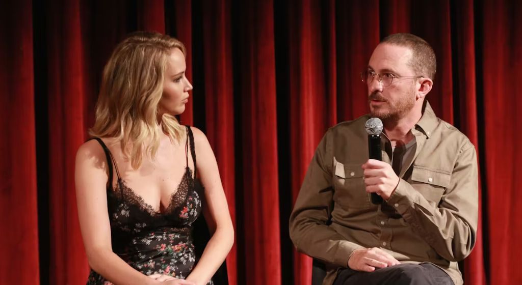 Jennifer Lawrence and Darren Aronofsky