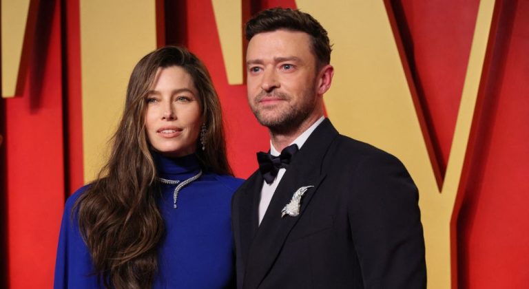 Justin Timberlake and Jessica Biel