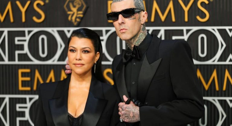 Kourtney Kardashian and Travis Barker