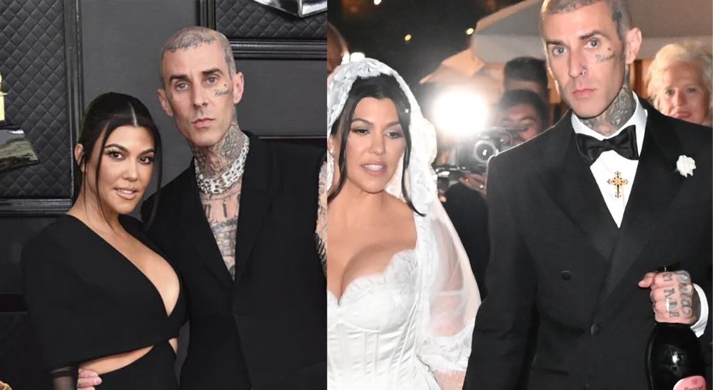 Kourtney Kardashian and Travis Barker