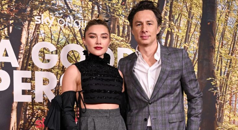 Florence Pugh and Zach Braff