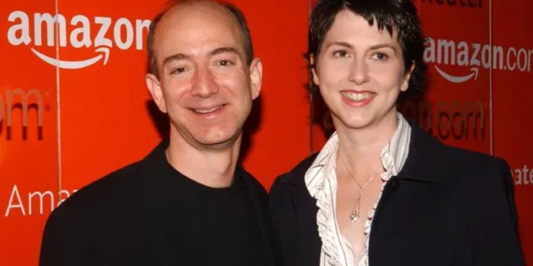 Jeff Bezos and MacKenzie Scott