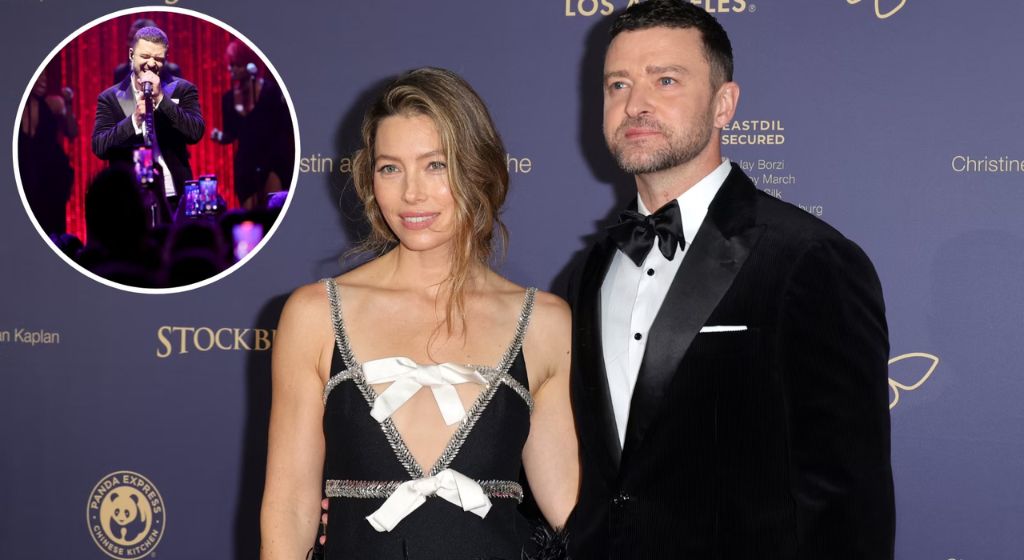 Justin Timberlake And Jessica Biel 