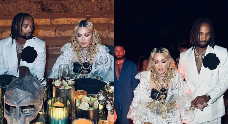 Madonna and Akeem Morris
