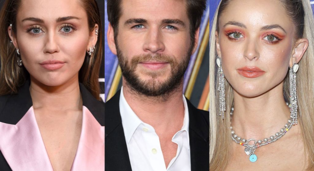 Miley Cyrus, Liam Hemsworth, and Kaitlynn Carter
