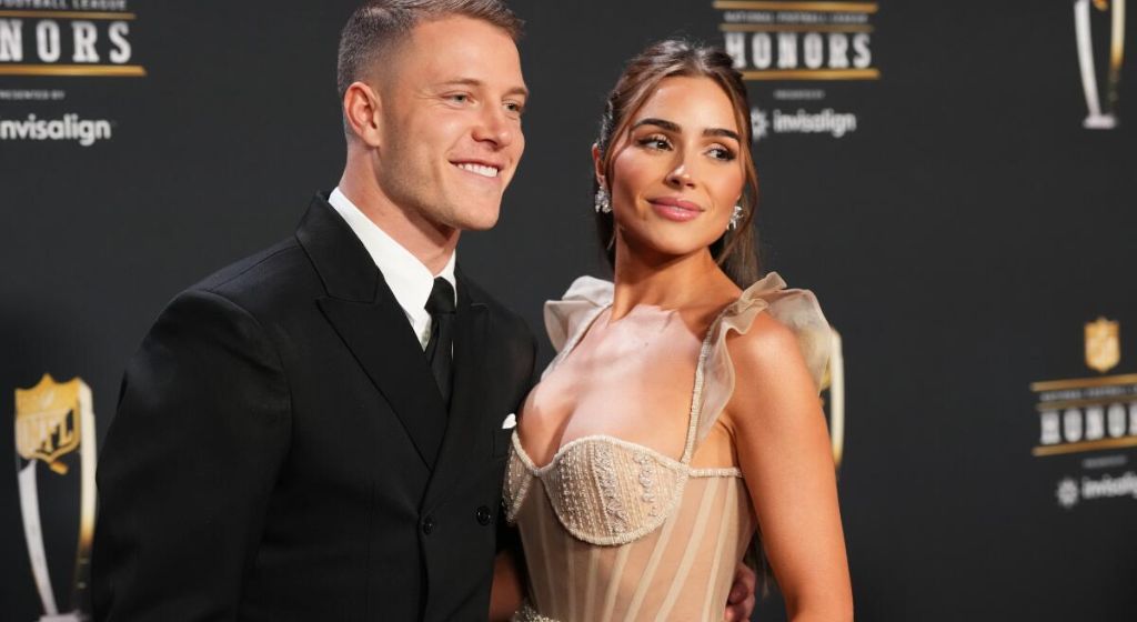 Olivia Culpo and Christian McCaffrey
