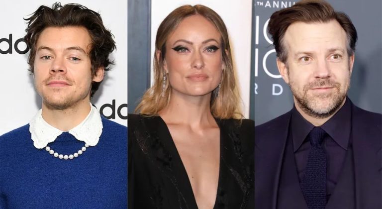 Olivia Wilde, Jason Sudeikis and Harry Styles
