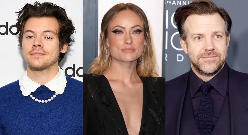 Olivia Wilde, Jason Sudeikis and Harry Styles