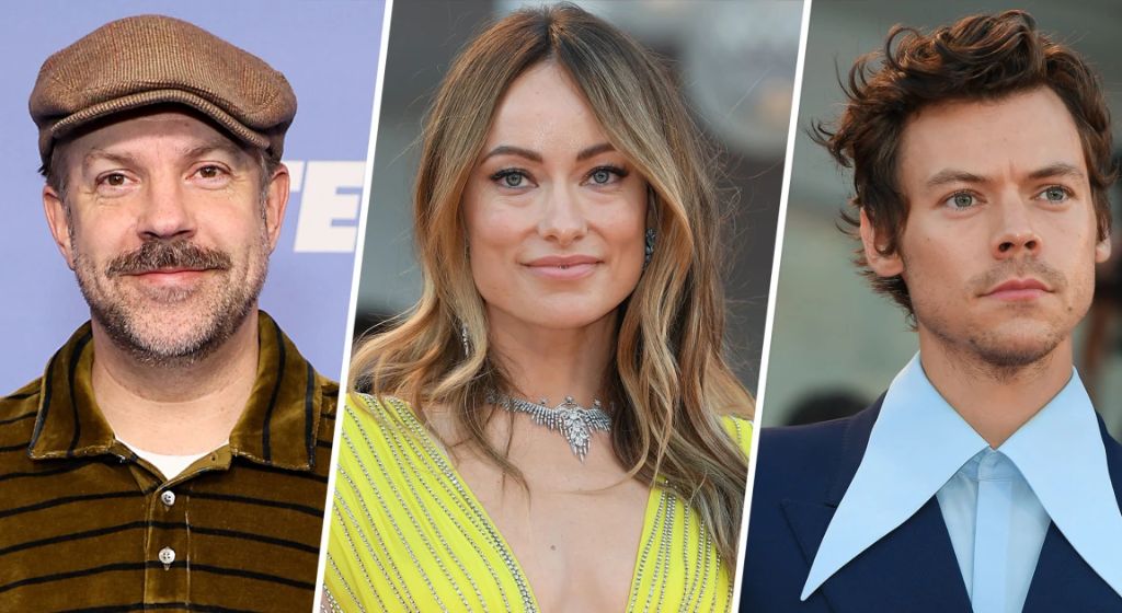 Olivia Wilde, Jason Sudeikis and Harry Styles
