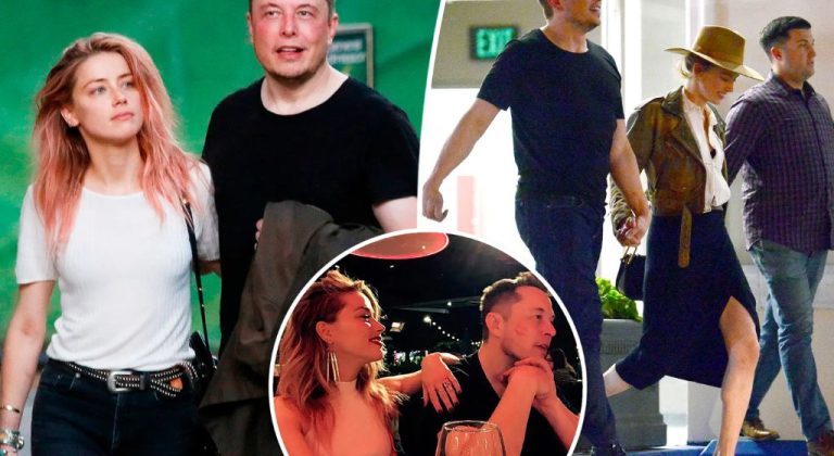 Elon Musk and Amber Heard