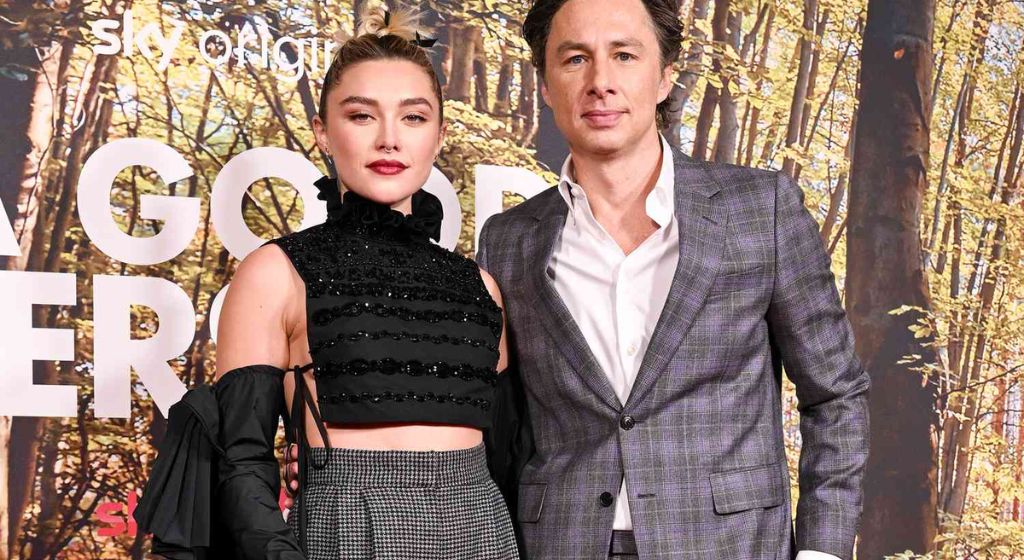 Florence Pugh and Zach Braff