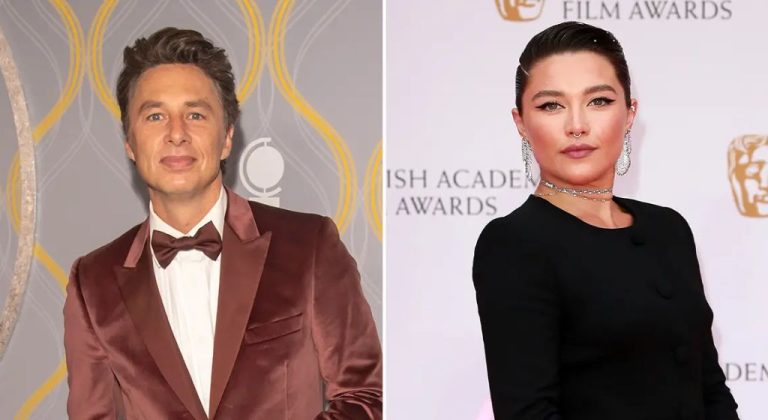 Florence Pugh and Zach Braff
