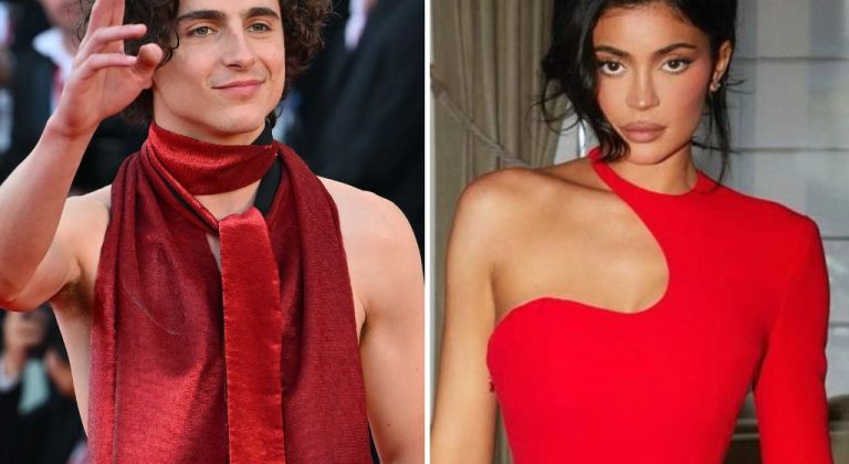 Kylie Jenner and Timothée Chalamet