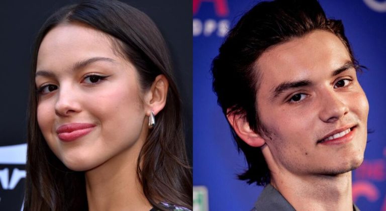 Olivia Rodrigo and Louis Partridge