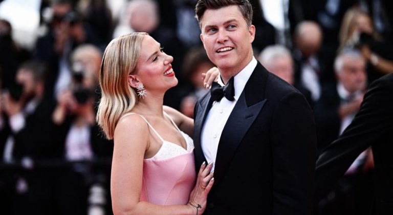 Scarlett Johansson and Colin Jost