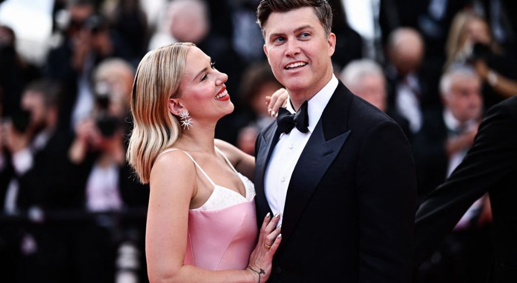 Scarlett Johansson and Colin Jost